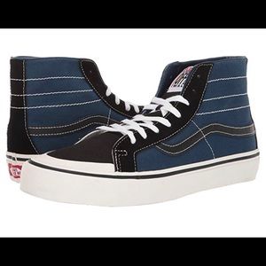 Vans sk-8 high top women’s size 7 Decon blue black